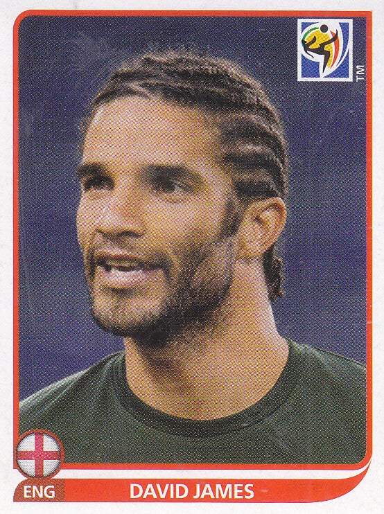 David James / England / Panini WM 2010 / Basis Bild / Nr. 184