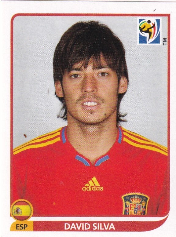 David Silva - Spanien - Panini WM 2010 - Basis Bild - Nr. 578