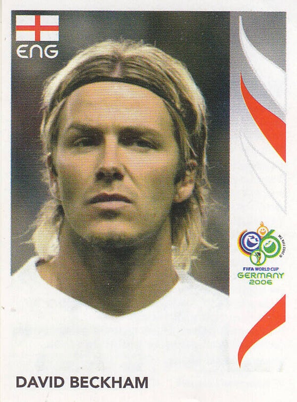 David Beckham / England / Panini WM 2006 / Basis Bild / Nr. 103