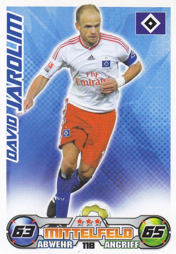 David Jarolim / Hamburger SV / Topps Match Attax 2009 / Basis Karte / Nr. 118