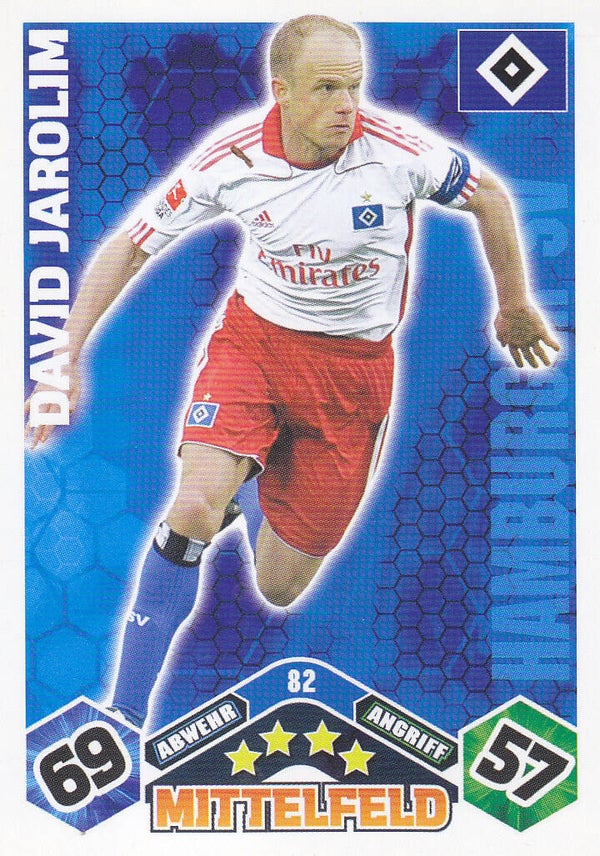 David Jarolim / Hamburger SV / Topps Match Attax 2010 / Basis Karte / Nr. 92