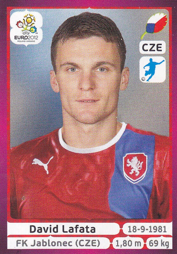 David Lafata / Tschechien / Panini EM 2012 /  Basis Bild / Nr. 157