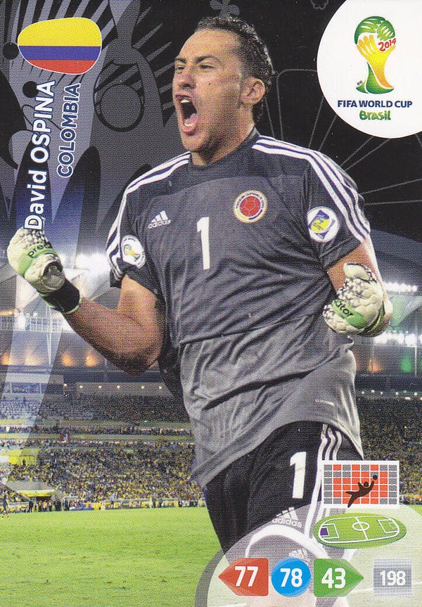David Ospina / Kolumbien / Panini WM 2014 / Basis Karte / Nr. 77