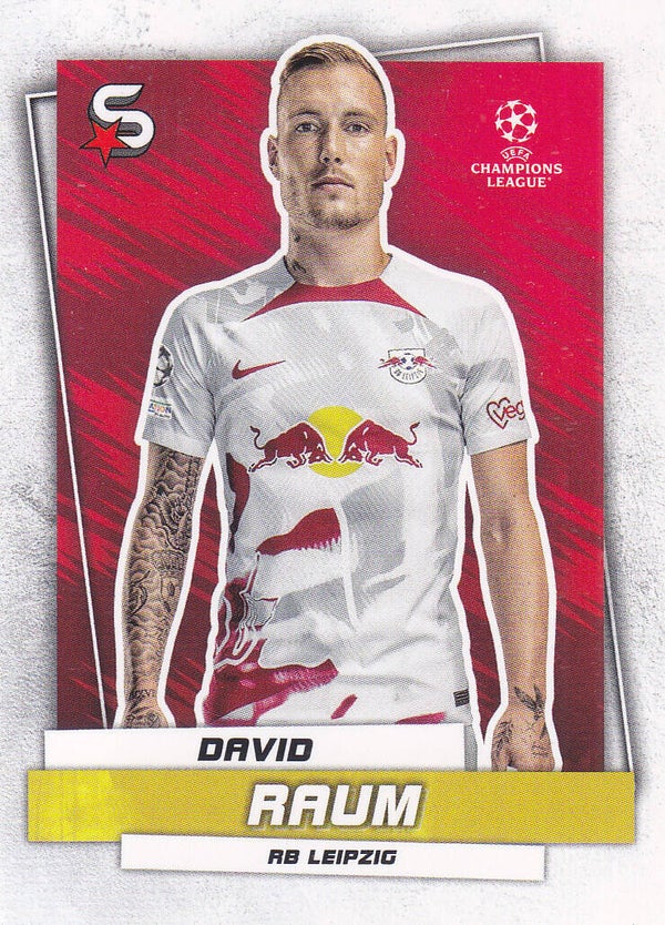 David Raum - RB Leipzig - Topps Super Stars 2022 - Basis Karte - Nr. 117