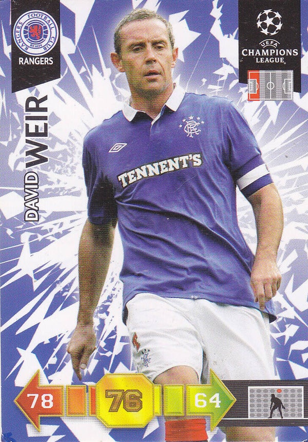 David Weir Glasgow Rangers Basis Karte Nr.222