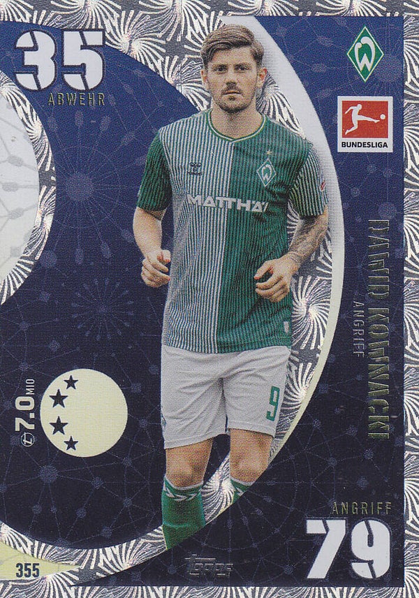Dawid Kownacki / SV Werder Bremen / Topps Match Attax 2023 / Yin Karte / Nr.355