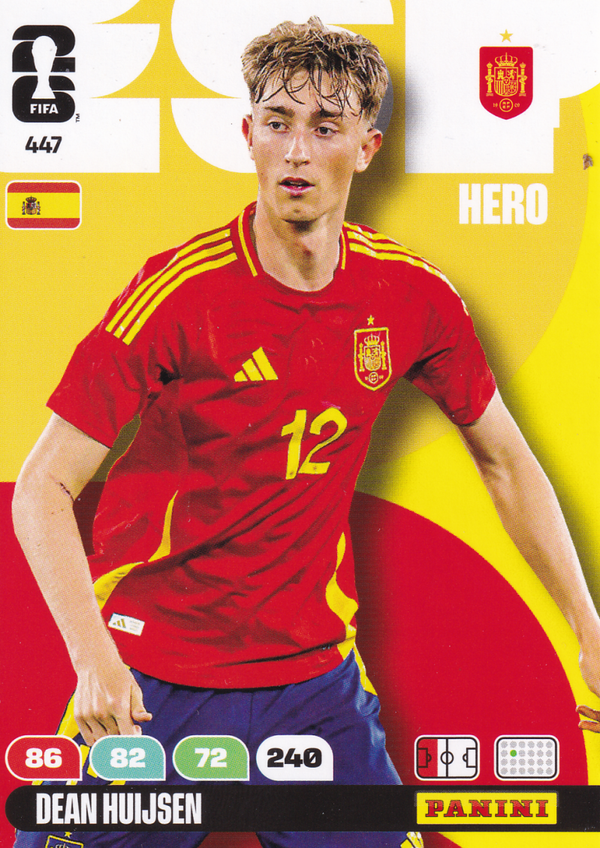 Dean Huijsen - Spanien - Panini WM 2026 - Hero - Nr. 447