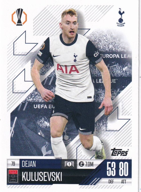 Dejan Kulusevski - Tottenham Hotspur - Topps Champions League 2024 - Basis Karte - Nr. 79