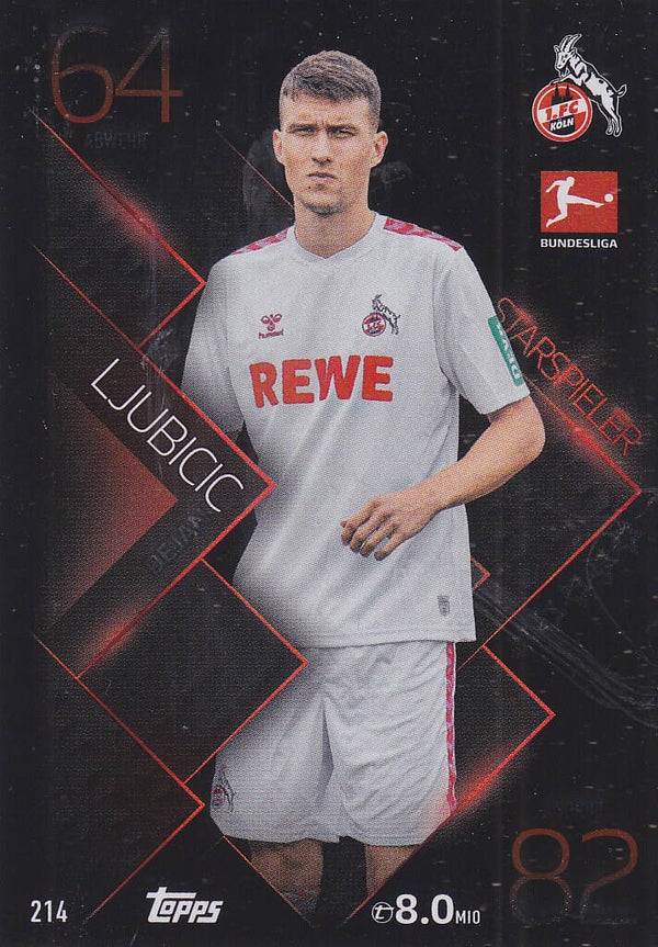 Dejan Ljubicic / 1.FC Köln / Topps Match Attax 2023 / Star-Spieler / Nr.214