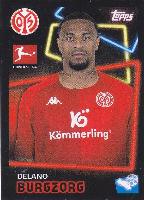 Delano Burgzorg / 1.FSV Mainz 05 / Topps Bundesliga 2022 / Basis Bild / Nr. 269