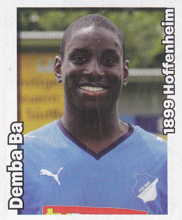 Demba Ba / TSG Hoffenheim / Panini Bundesliga 2008 / Basis Bild / Nr. 271