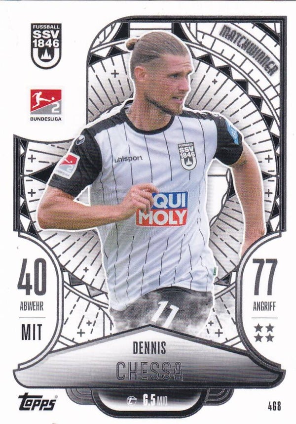 Dennis Chessa / SSV Ulm 1846 / Topps Match Attax 2024 / Matchwinner / Nr. 468