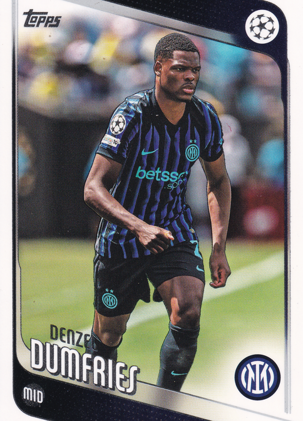 Denzel Dumfries - Inter Mailand - Topps Uefa Clubwettbewerb 2025 - Nr.145