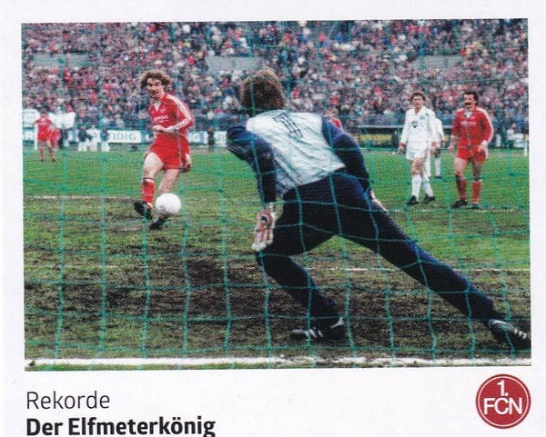 Der Elfmeterkönig - Panini 125 Jahre 1.FC Nürnberg - Rekorde - Nr. 213
