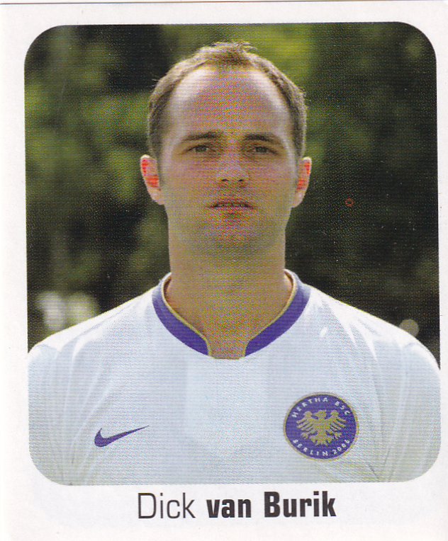 Dick van Burik - Hertha BSC Berlin - Panini Bundesliga 2006 - Basis Bild - Nr. 42