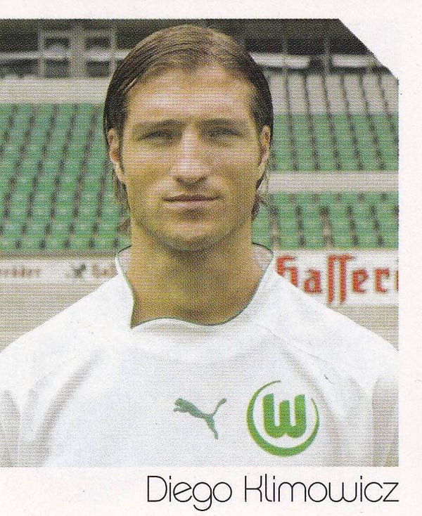 Diego Klimowicz / VFL Wolfsburg / Panini Bundesliga 2003 / Basis Bild / Nr. 482