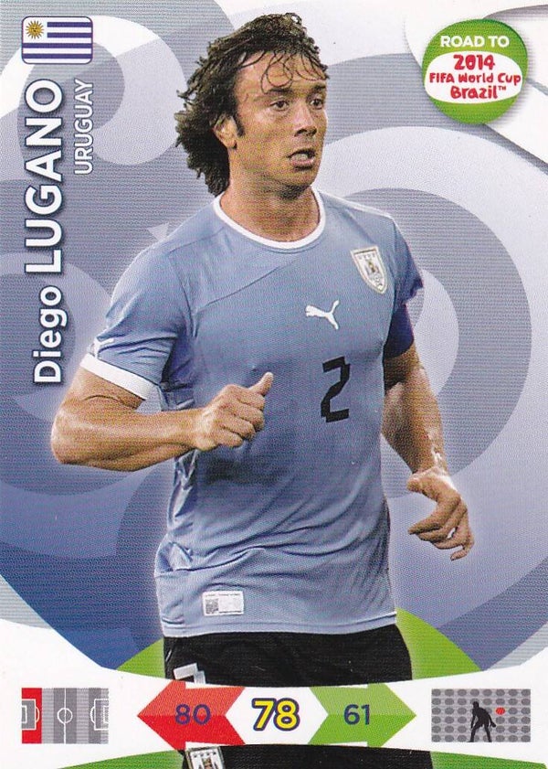 Diego Lugano - Uruquay - Panini Road to 2014 Fifa World Cup Brazil - Nr. 185