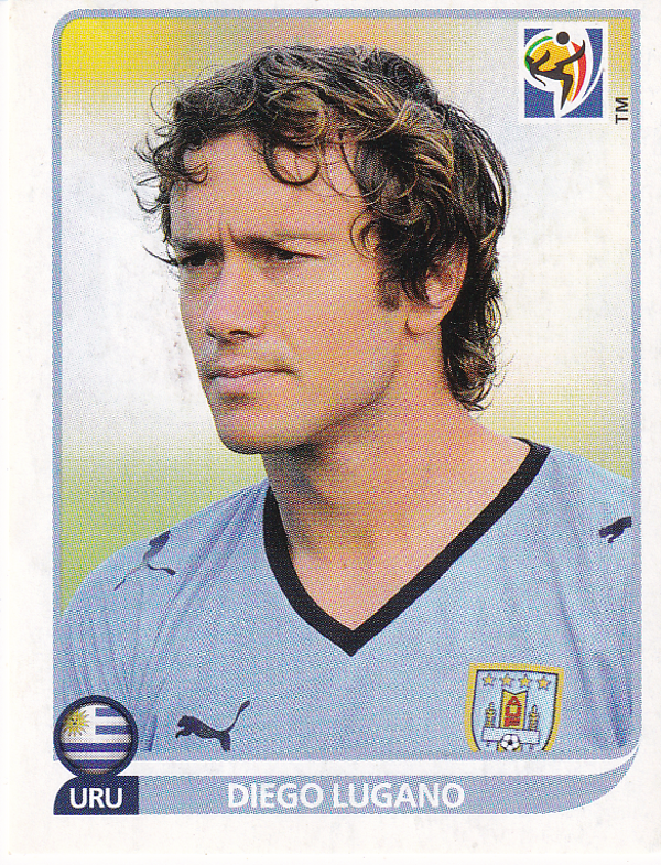Diego Lugano - Uruquay - Panini WM 2010 - Basis Bild - Nr. 71