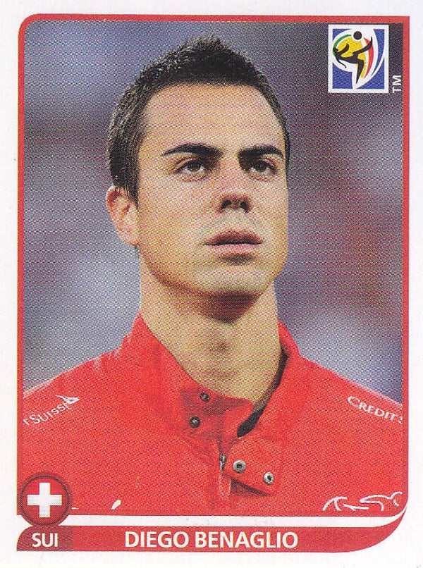 Diego Benaglio / Schweiz / Panini WM 2010 / Basis Bild / Nr.583