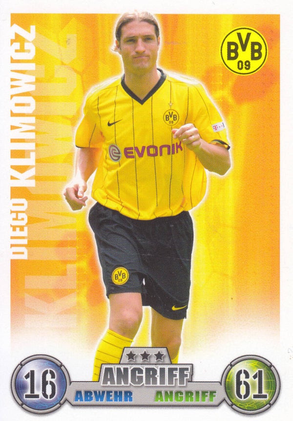 Diego Klimowicz / Borussia Dortmund / Topps Match Attax 2008 / Basis Karte / Nr.104