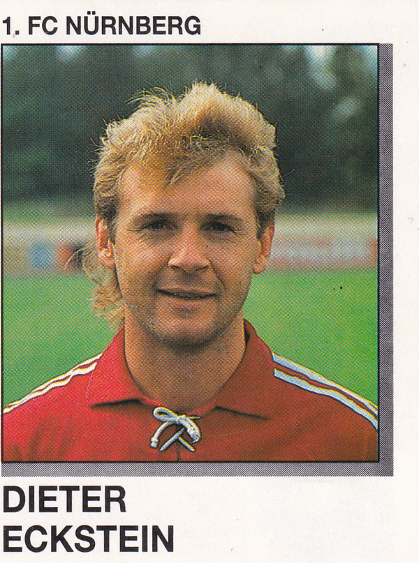 Dieter Eckstein - 1.FC Nürnberg - Panini Bundesliga 1992 - Basis Bild - Nr. 267