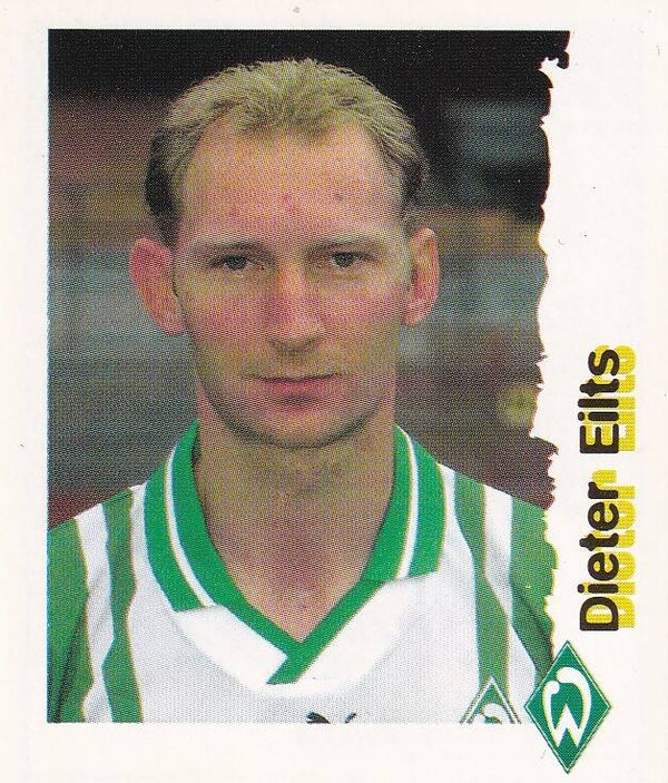 Dieter Eilts / SV Werder Bremen / Panini Bundesliga 1997 / Basis Bild / Nr. 37