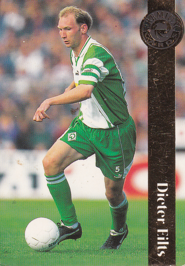 Dieter Eilts - SV Werder Bremen - Panini Premium Card 1996 - Basis Karte - Nr. 33