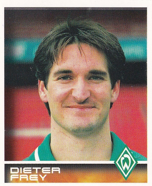 Dieter Frey - SV Werder Bremen - Panini Bundesliga 2001 - Basis Bild - Nr. 77