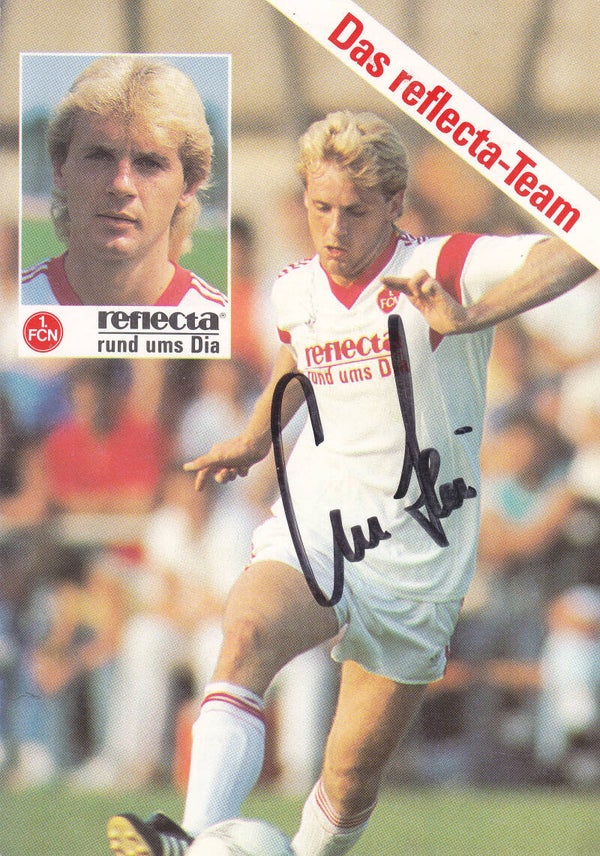 Dieter Eckstein / 1.FC Nürnberg / Autogrammkarte 1987