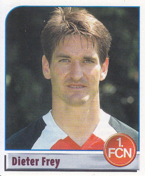 Dieter Frey / 1.FC Nürnberg / Panini Bundesliga 2002 / Basis Bild / Nr.394