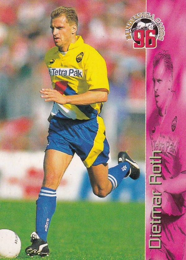 Dietmar Roth / Eintracht Frankfurt / Panini Bundesliga 1996 / Basis Karte / Nr. 199