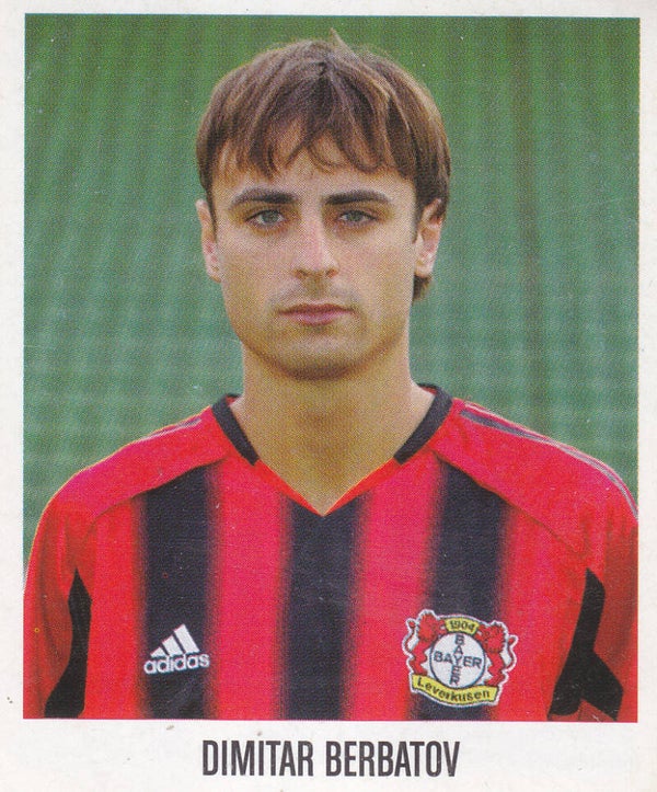 Dimitar Berbatov / Bayer Leverkusen / Panini Bundesliga 2005 / Basis Bild / Nr. 327