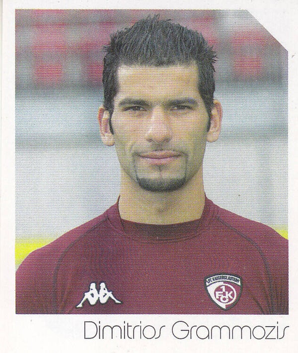 Dimitrios Grammozis / 1.FC Kaiserslautern / Panini Bundesliga 2003 / Basis Bild / Nr.263