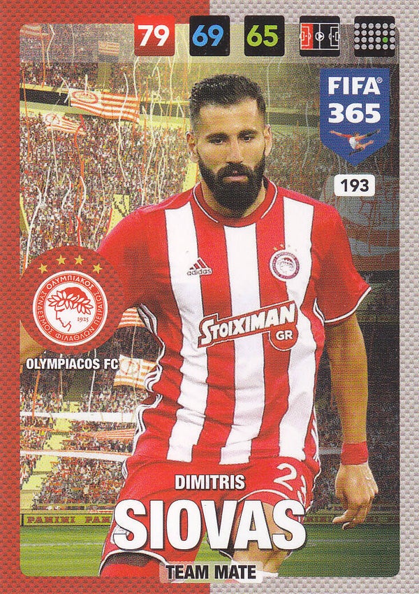 Dimitris Siovas Olympiakos Piräus Team Mate Nr.193
