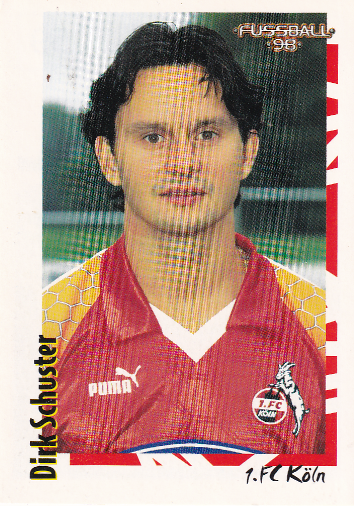 Dirk Schuster - 1.FC Köln - Panini Bundesliga 1998 - Basis Bild - Nr. 259