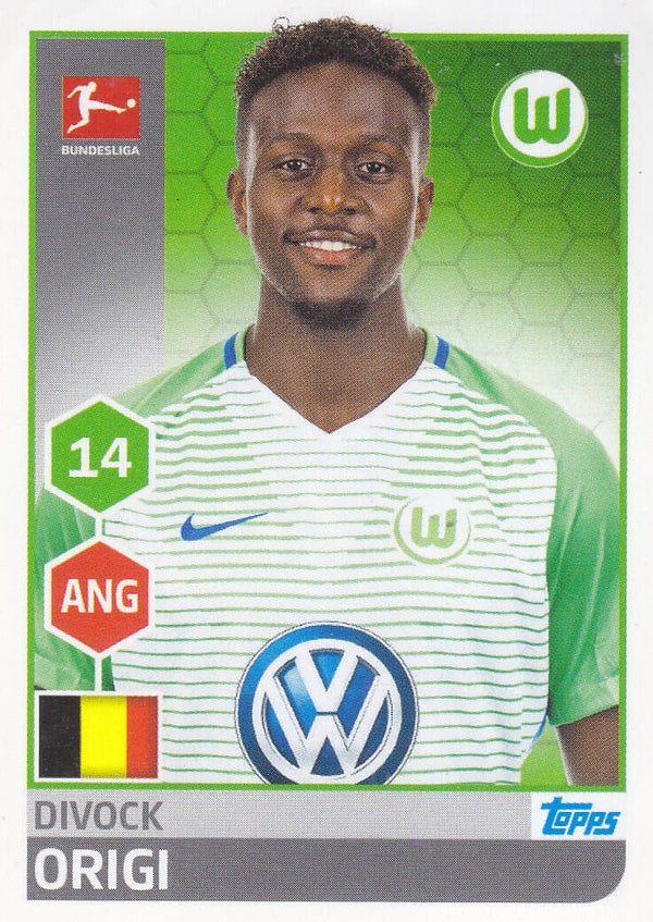 Divock Origi VFL Wolfsburg Basis Bild Nr.272