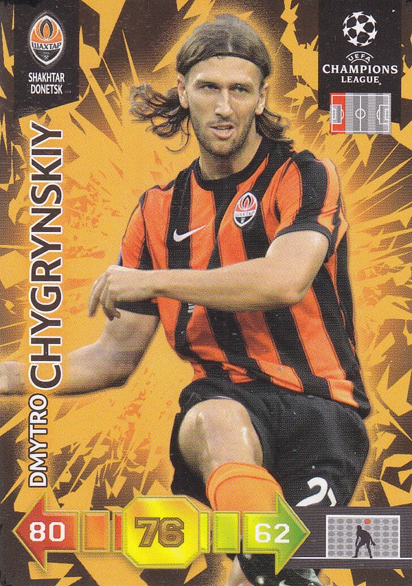 Dmytro Chygrynskiy / FC Shakhtar Donetsk / Panini Champions League 2010 / Basis Karte / Nr. 302