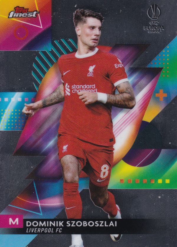 Dominik Szoboszlai - FC Liverpool - Topps Finest 2024 - Glitzer - Nr. 16