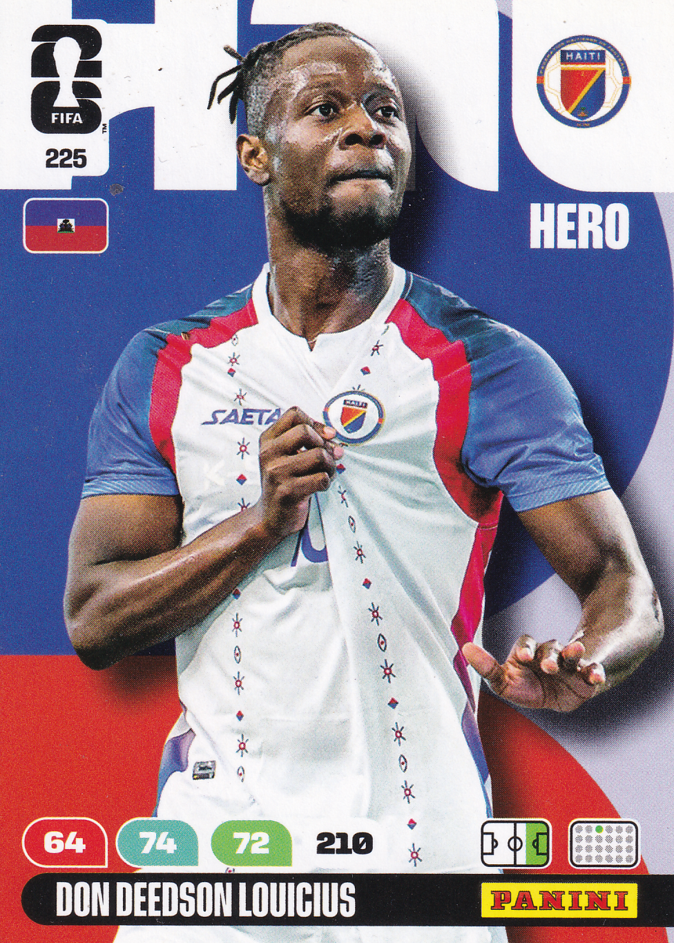 Don Deedson Louicius - Haiti - Panini WM 2026 - Hero - Nr. 225