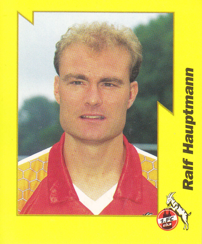 Ralf Hauptmann / 1.FC Köln / Panini Bundesliga 1997 / Gelbe Serie / Nr. 130