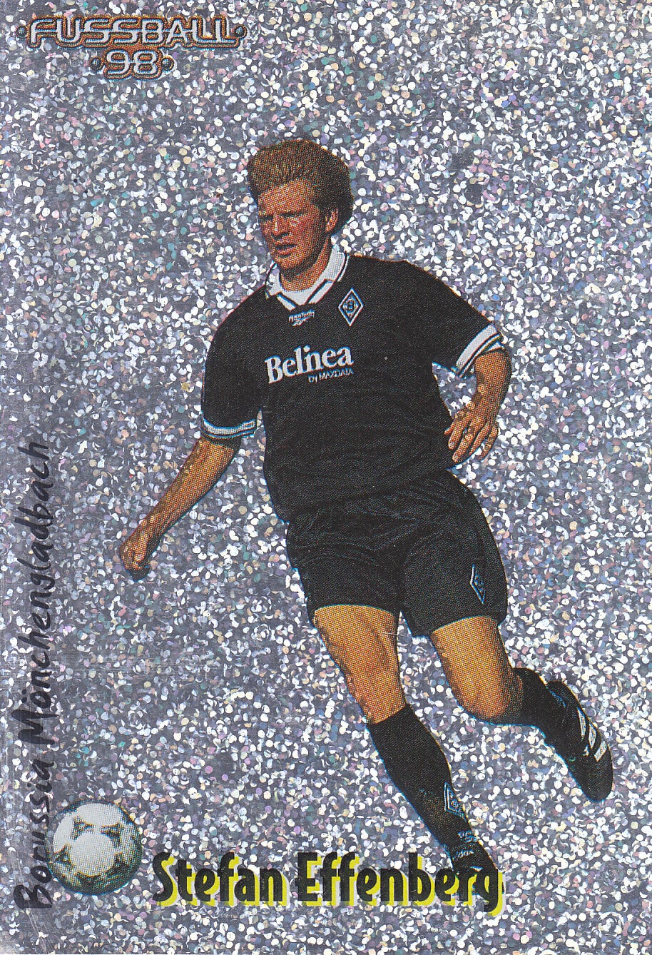 Stefan Effenberg - Borussia Mönchengladbach - Panini Bundesliga 1998 - Glitzerbild - Nr. 277