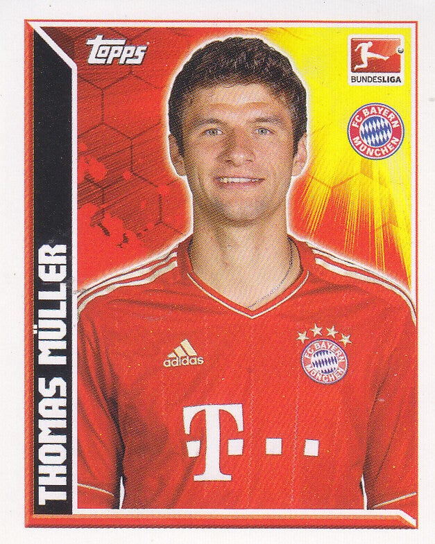 Thomas Müller / FC Bayern München / Topps Bundesliga 2011 / Basis Bild / Nr. 314
