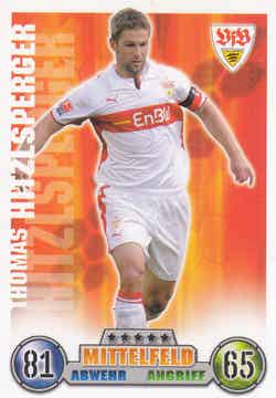 Thomas Hitzlsperger / VFB Stuttgart / Topps Match Attax 2008 / Basis Karte / Nr.300