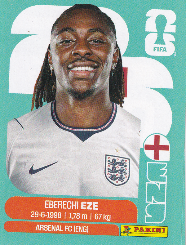 Eberechi Eze - England - Panini WM 2026 - Update - ENG12a