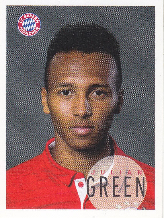 Julian Green / FC Bayern München / Panini FCB Collection 2016 / Basis Bild / Nr.136