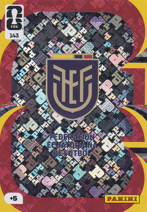 Ecuador - Panini WM 2026 - Team Crest - Vereinslogo - Nr. 143