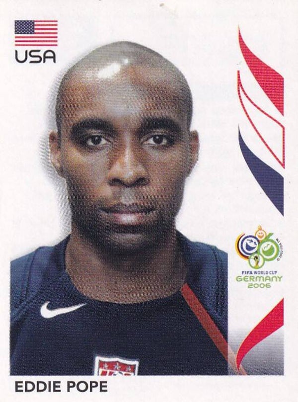 Eddie Pope / USA / Panini WM 2006 / Basis Bild / Nr. 348