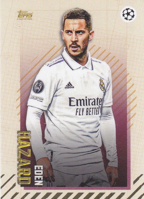 Eden Hazard / Real Madrid / Topps Gold 2022 / Current Stars / Nr.26