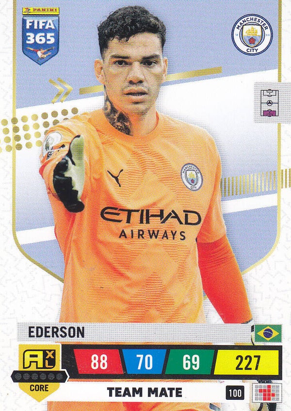 Ederson / Manchester City / Panini Fifa 365 Jahr 2023 / Team Mate / Nr. 100