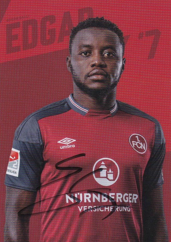 Edgar Salli / 1.FC Nürnberg / Autogrammkarte 2017